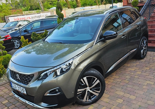 Peugeot 3008 cena 84900 przebieg: 168000, rok produkcji 2018 z Poręba małe 631